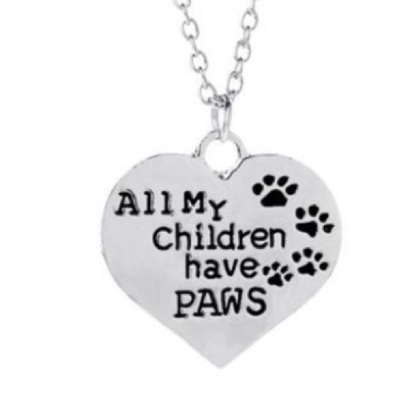 NWT All my Children have paws 🐾 Necklace 🦄3 for $15 /4 for $20🦄 - Picture 4 of 6